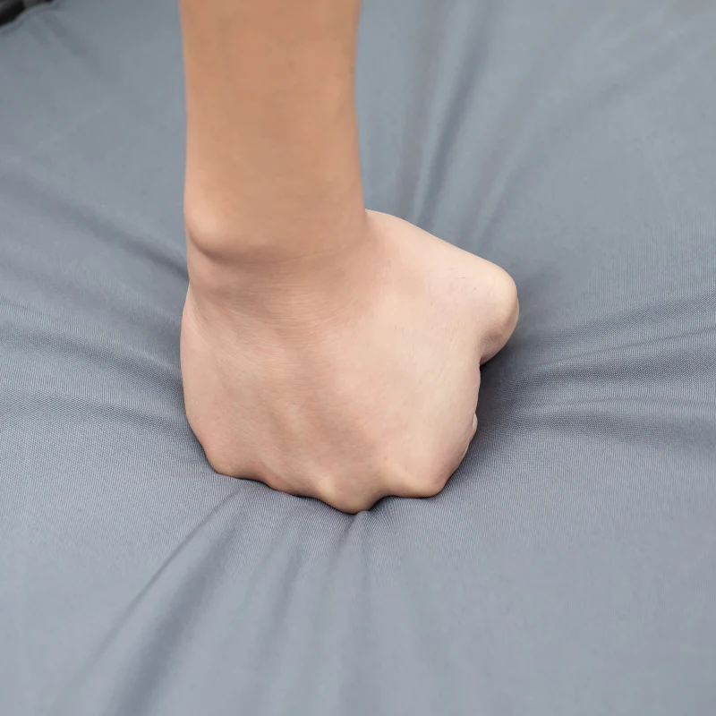 Outsunny 6-Seater Rattan Garden Table & Chairs, Rattan Dining Set, Garden Furniture Patio Rectangular Table Cube Chairs Outdoor, Grey