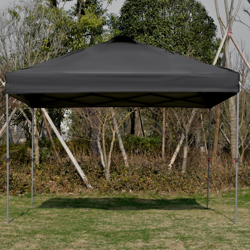Outsunny 3 x 3m Pop Up Gazebo Black