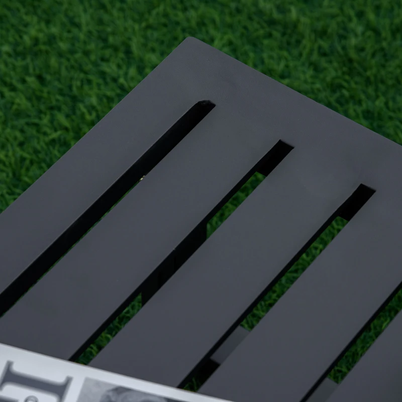 Outsunny Garden Daybed, 6 Piece Outdoor Sectional Sofa Set, Aluminum Patio Conversation Furniture Set with Coffee Table, Footstool and Cushions, Grey