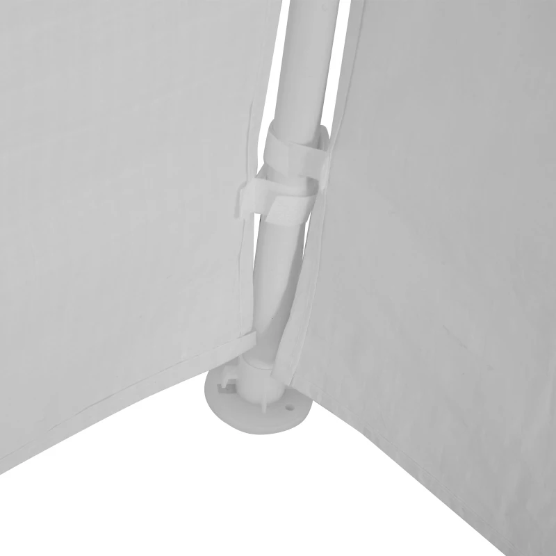 Outsunny 3m Gazebo Replacement Side Panels Walls-White
