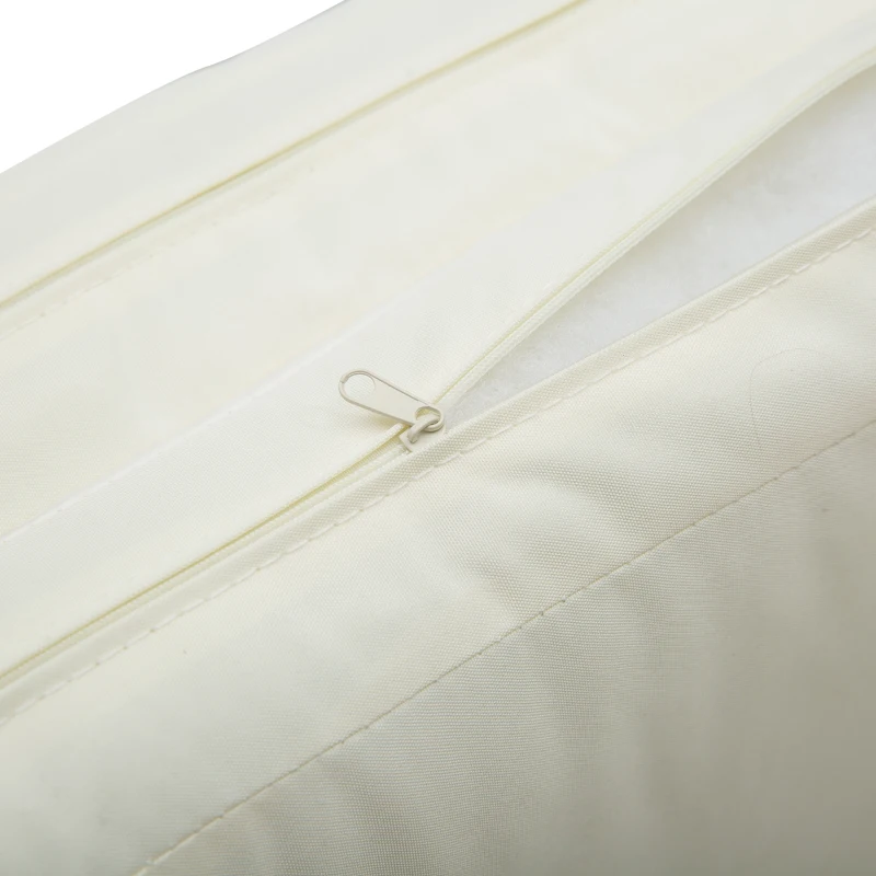 Outsunny 2-Seater Day Bed 8mm Rattan Cube Garden Furniture with Drink Trays 8cm thick Seat for Patio Conservatory Brown