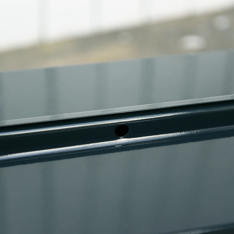 DURHAND Caja de Herramientas Metálica, Maletín de Herramientas de Acero Plegable con 5 Bandejas y Asa, para Taller, Garaje, 56x20x41 cm, Verde