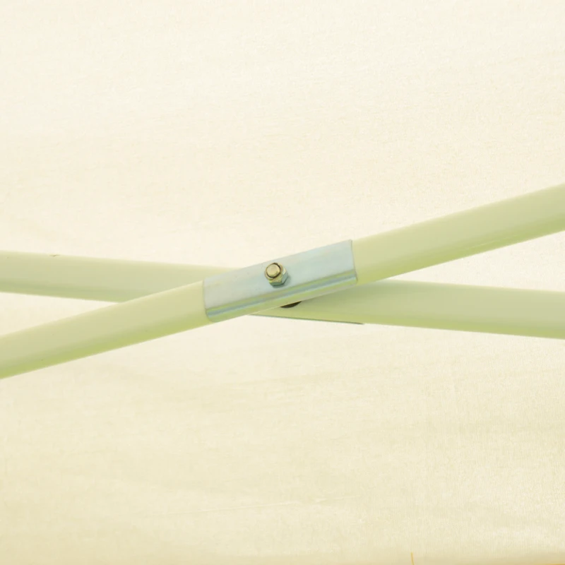 Outsunny Foisor Pliabil din Otel cu Plase de Tantari din Polietilena, Bej, 3x6m