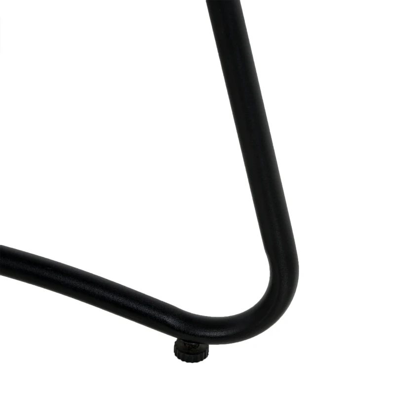 Outsunny Ensemble salon de jardin 3 pièces style exotique 2 fauteuils avec coussins + table basse résine tressée beige métal époxy noir