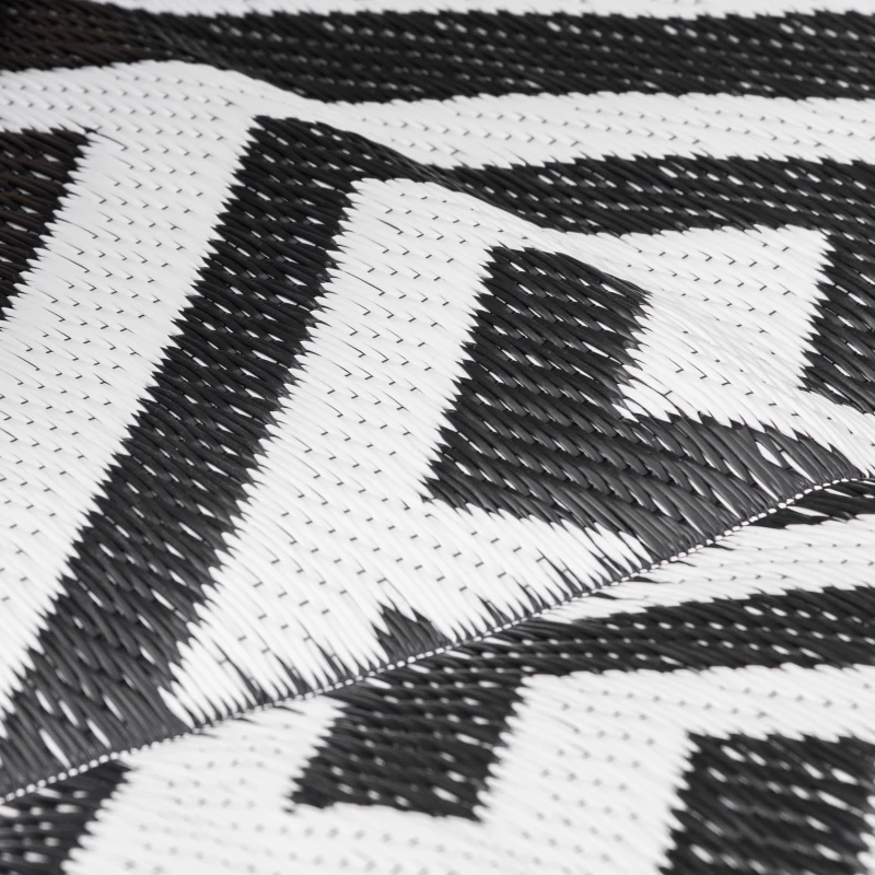 Outsunny buitentapijt, waterafstotend kunststoftapijt 152 x 243 cm