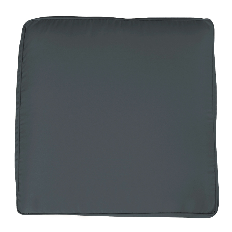 Outsunny Garden Rattan Sofa Cushion Polyester Cover Replacement Outdoor- No Cushion Included, Dark Grey