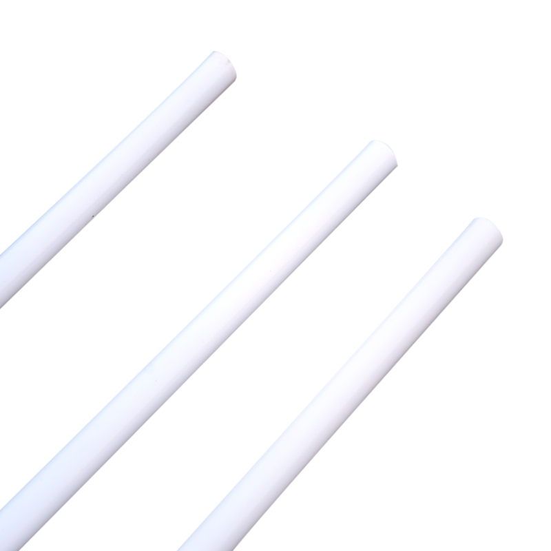 Outsunny Barra de Apoio para Tendas e Abrigos de Campismo Barra para Tenda de Campismo Fácil de Montar Ø25mmx3m Branco