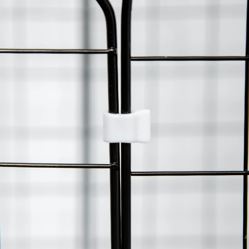 PawHut Recinto para Animais Pequenos com 31 Painéis Recinto para Animais de Estimação Personalizável com Rampas e Portas 105x45