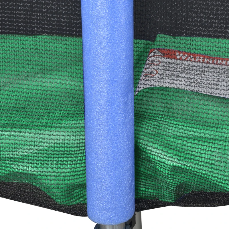 HOMCOM Rede de Segurança para Trampolim Rede de Substituição para Trampolins Ø366x180 cm Preto