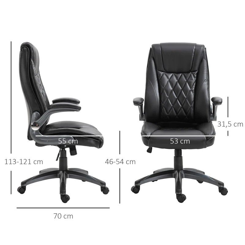Vinsetto Executive Office Chair Black