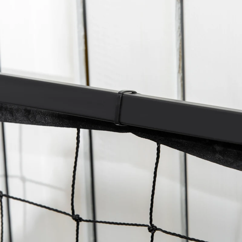 Outsunny verhoogd bed met latwerk, plank, plantenbak met natuurlijke binnenvoering