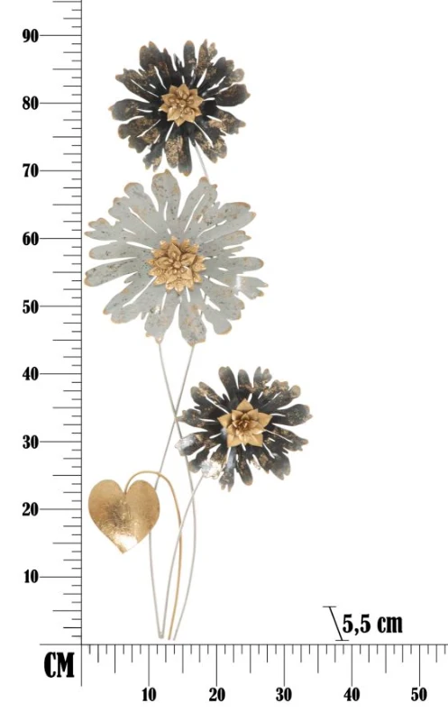 Mauro Ferretti Panou De Perete Din Fier Simplu Cm 35X5,5X88