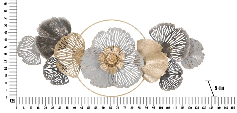 Mauro Ferretti Panou De Perete Din Fier Poxy -A- Cm 130,8X8X55,9