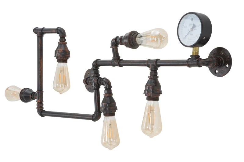 Mauro Ferretti Lampa de perete MANHATTAN cu 5 lumini CM 100X8X34