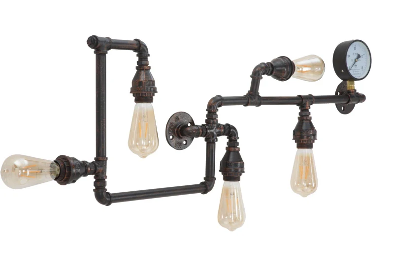 Mauro Ferretti Lampa de perete MANHATTAN cu 5 lumini CM 100X8X34