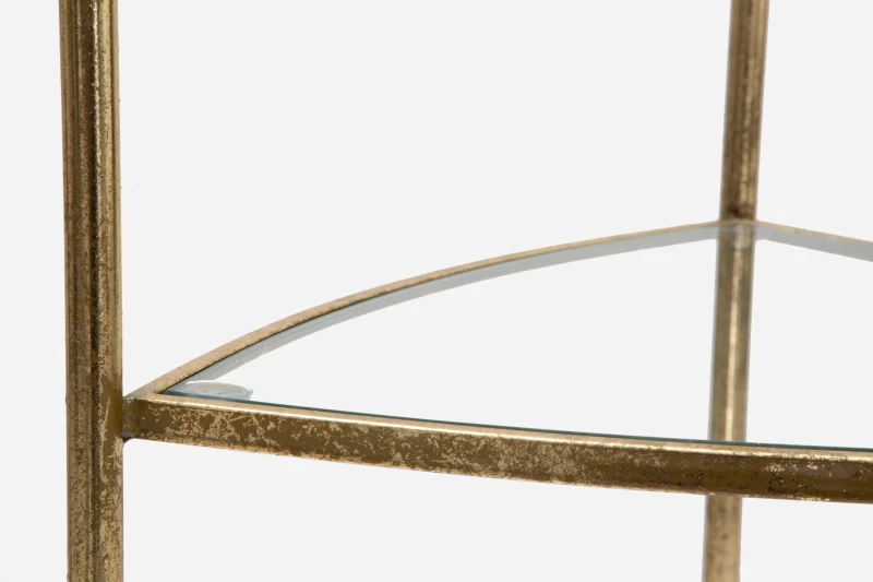 Mauro Ferretti Masa de cafea cu 3 rafturi TRIANGLE CM 41,5X40X80,5