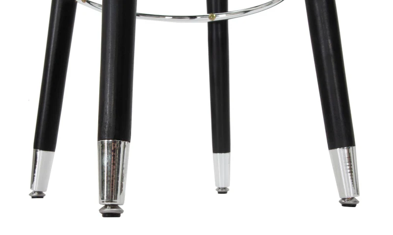 Mauro Ferretti Scaun de bar PARIS Albastru/Argintiu CM Ø 35X74