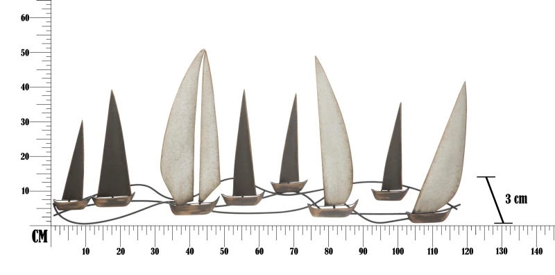 Mauro Ferretti Panou din fier REGATA CM 119X3X51