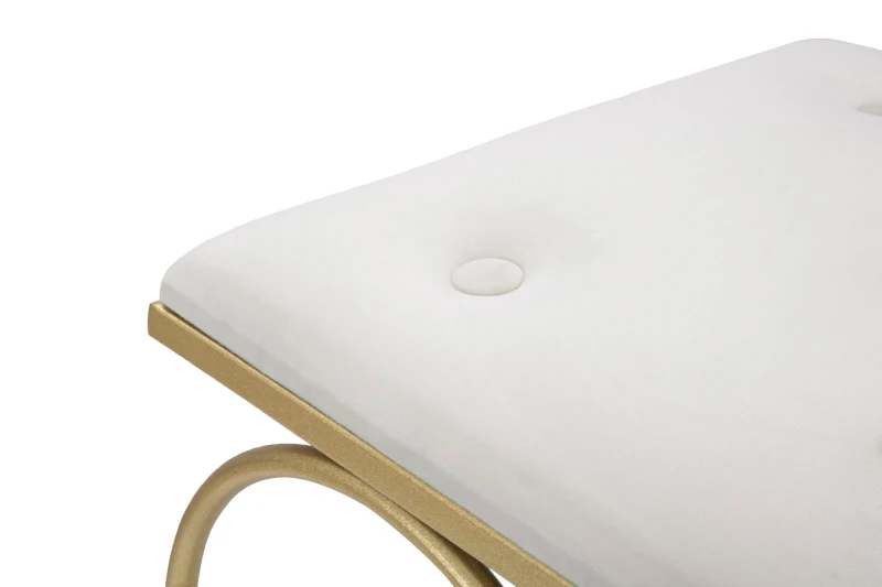 Mauro Ferretti Taburet Inimă Crem cm 50X37,5X51,5