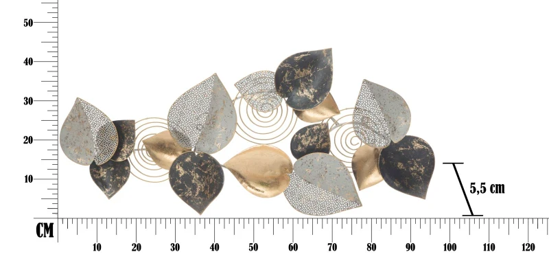 Mauro Ferretti PANOU DE FIER JUMATATE DE FRUNZA