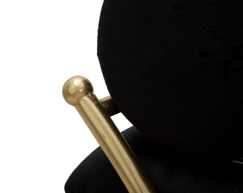 Mauro Ferretti Bancă Ribbon Neagră cm 112,5X49X53