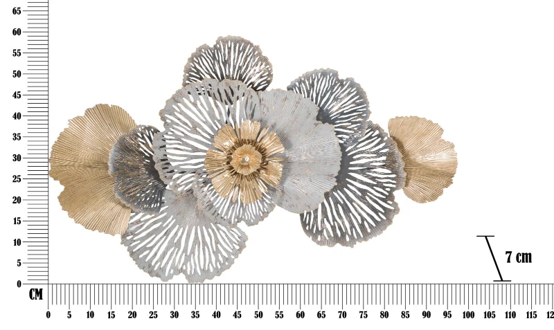 Mauro Ferretti Panou De Perete Din Fier Poxy -B- Cm 97,8X7X59