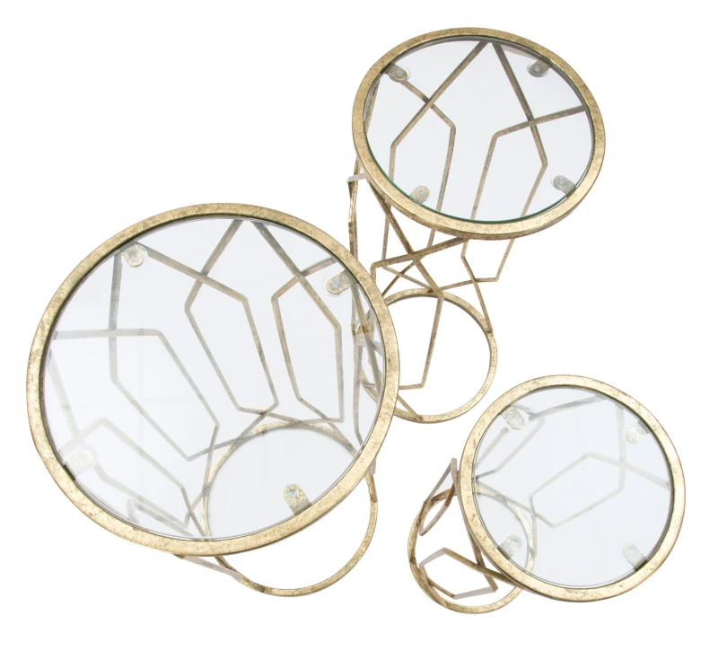 Mauro Ferretti Masa de cafea TUNIS TRIS CM Ø 32X71-28X65-23X61