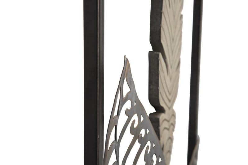 Mauro Ferretti Decoratiune de perete din lemn, frunze-A- CM 30,5X1,90X91