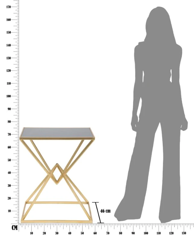 Mauro Ferretti Masuta de cafea PYRAMID CM 57X46X68