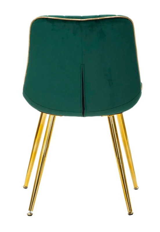 Mauro Ferretti SCAUN PARIS VERDE/AURIU SET 2 BUC CM 51X59X79