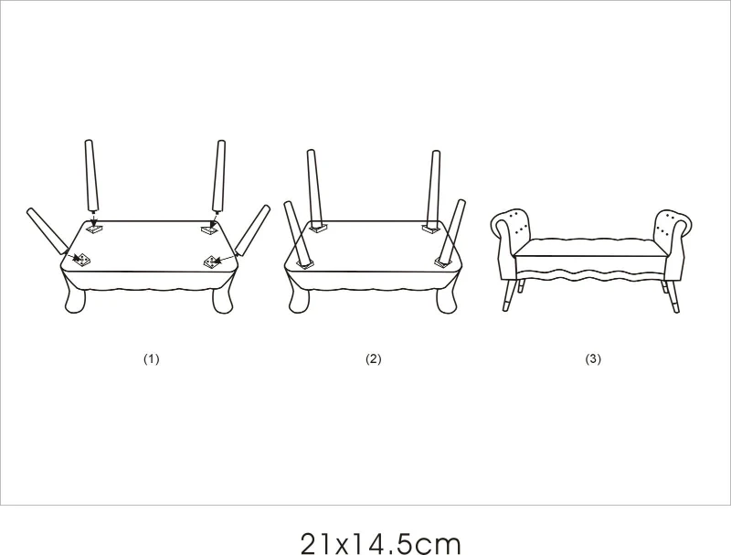 Mauro Ferretti Banca PARIS cream si auriu CM 120X40X60