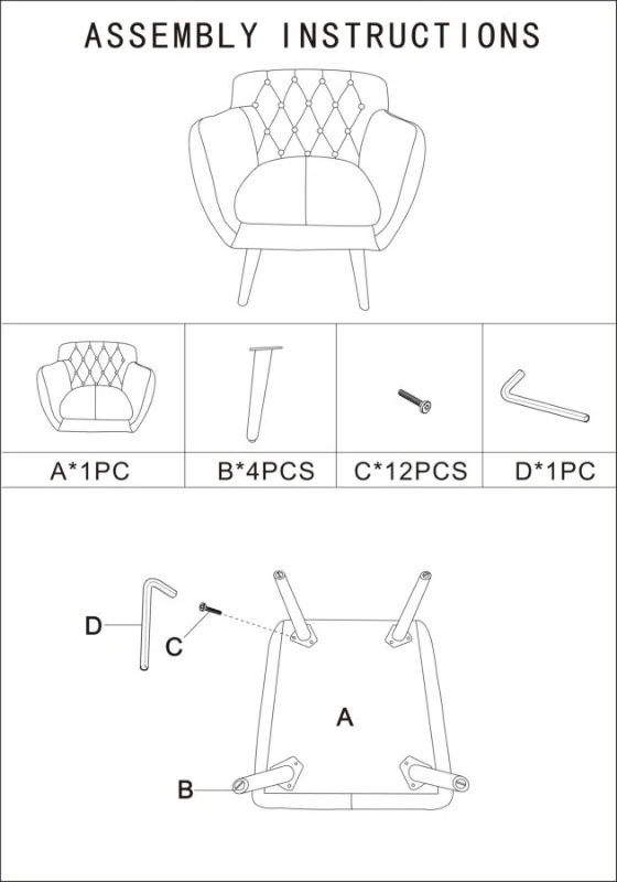 Mauro Ferretti Fotoliu Imperial cm 71X63X78
