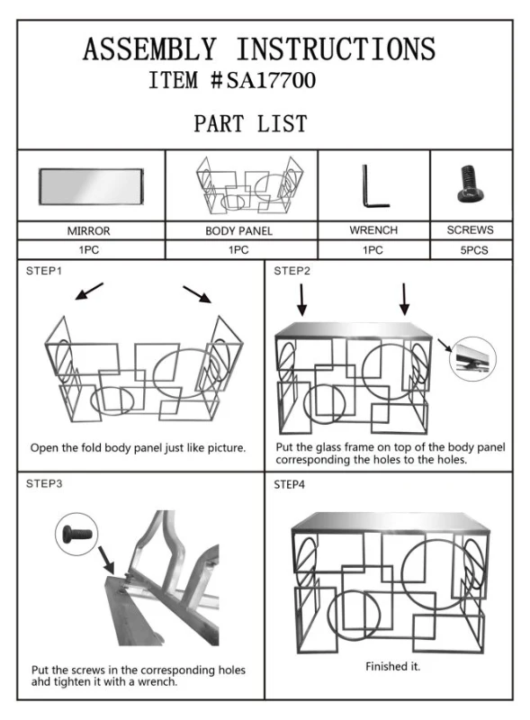 Mauro Ferretti CONSOLA MARIE CM 120X41X81
