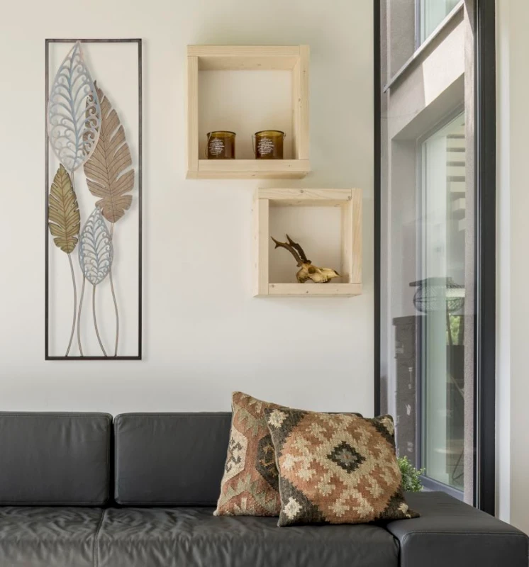 Mauro Ferretti Decoratiune de perete, frunze -B- CM 30,5X2,5X99,5