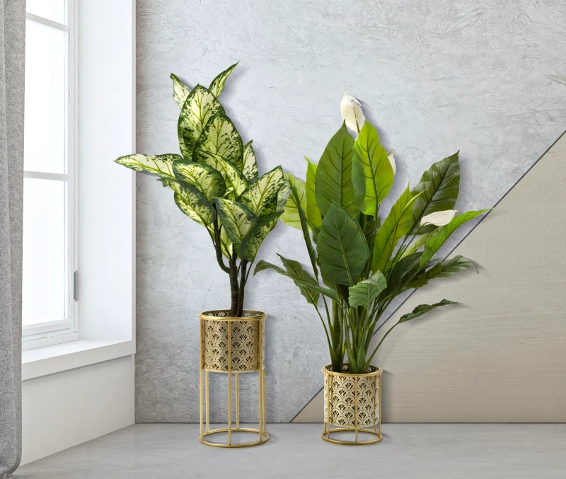 Mauro Ferretti Suport De Vaza Golvy Set 2 Buc -A- Cm Ø 21X40-19X22