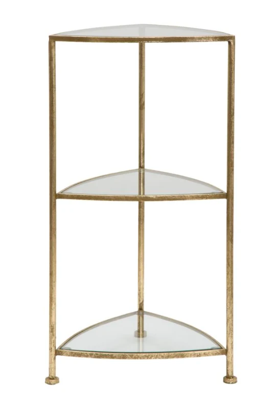 Mauro Ferretti Masa de cafea cu 3 rafturi TRIANGLE CM 41,5X40X80,5