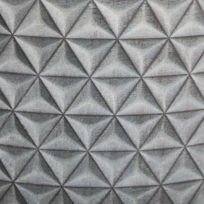 Outsunny plantenpotten set van 2, plantenpotten met verwijderbare voeten, gaten grijs