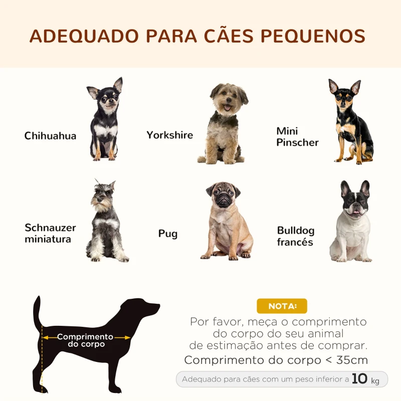 PawHut Cama Elevada para Animais de Estimação Portátil com Toldo Amovível Tecido Respirável 61x46x62 cm Cinza