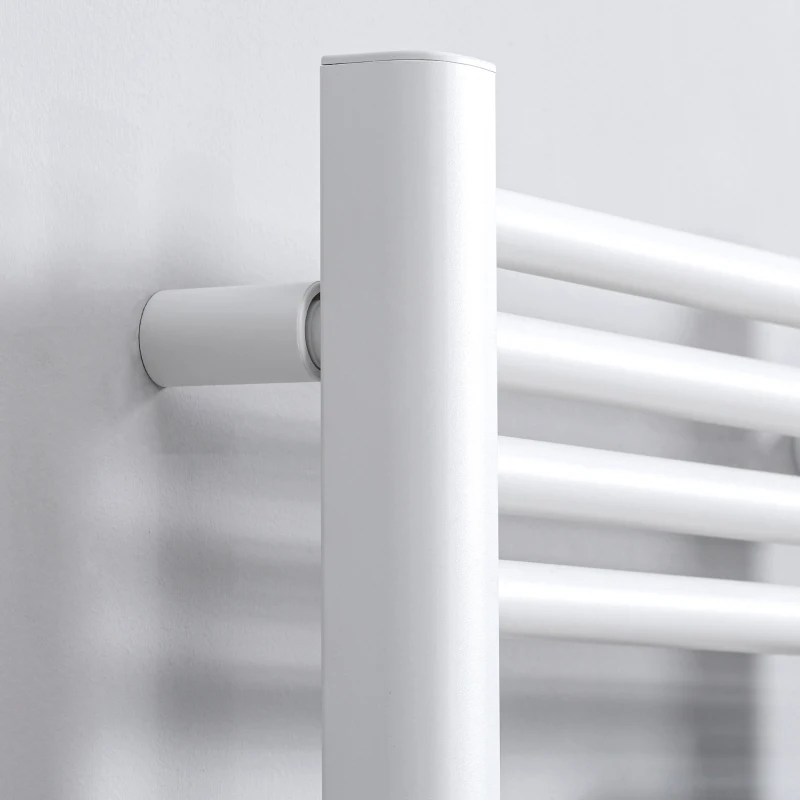 HOMCOM badkamerverwarming, 24/7 programmering, 4 modi, bescherming tegen oververhitting, 54 cm x 4 cm x 96 cm, wit
