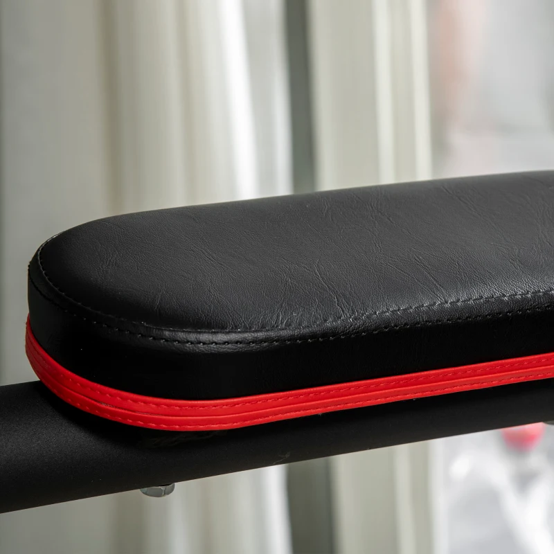 HOMCOM multifunctioneel dompelstation voor Pull-Ups Steel, zwart