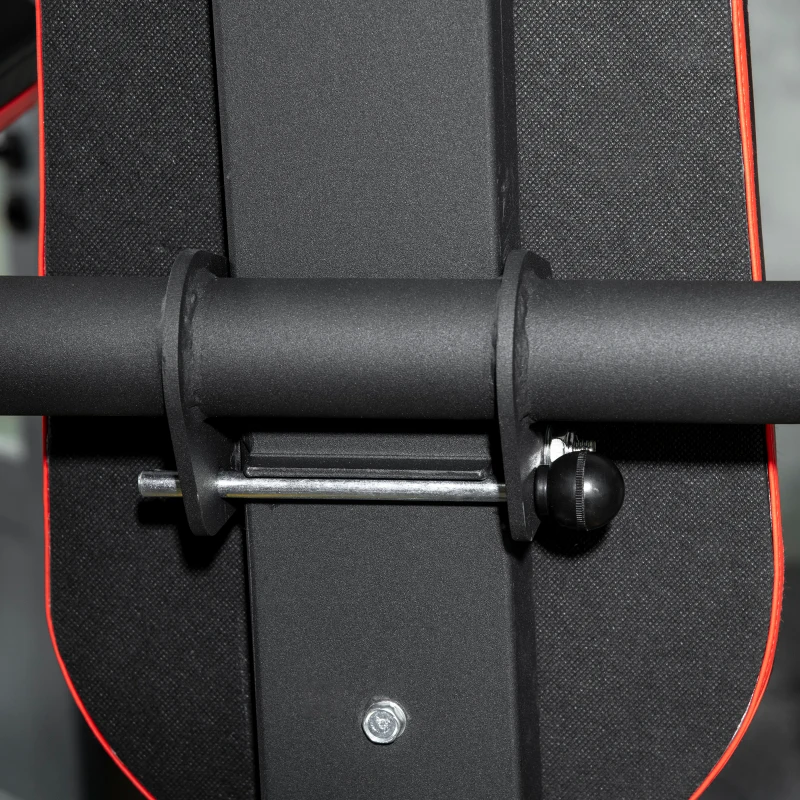 HOMCOM multifunctioneel dompelstation voor Pull-Ups Steel, zwart