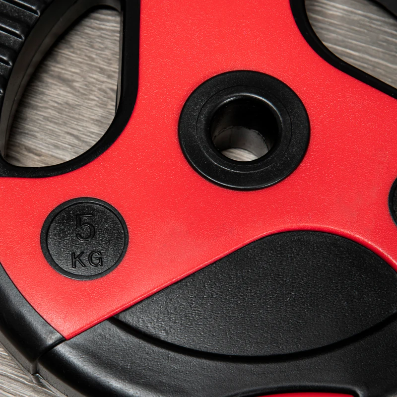 Sportnow halterset 20 kg, verstelbare halterset met antisliphandgreep