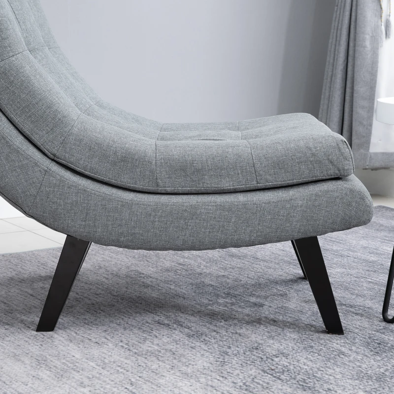 Fotel Relax z Podnóżkiem od HOMCOM – Elegancja i Komfort w Twoim Domu