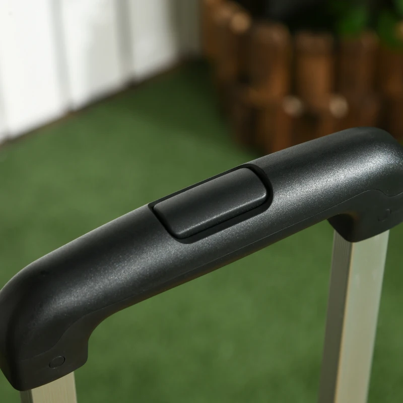 PawHut Caisse de transport pour chat avec roulettes et poignée télescopique en résine tressée effet rotin coussin inclus marron