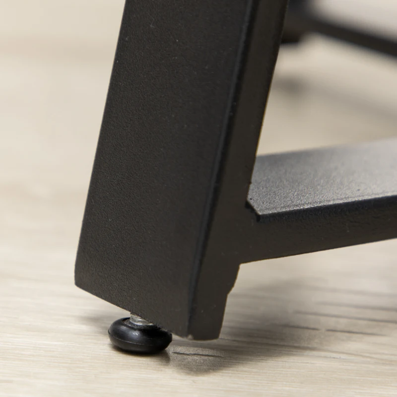 HOMCOM Stolik kawowy okrągły, stolik pomocniczy, stolik do salonu z naturalnym wykończeniem drewna