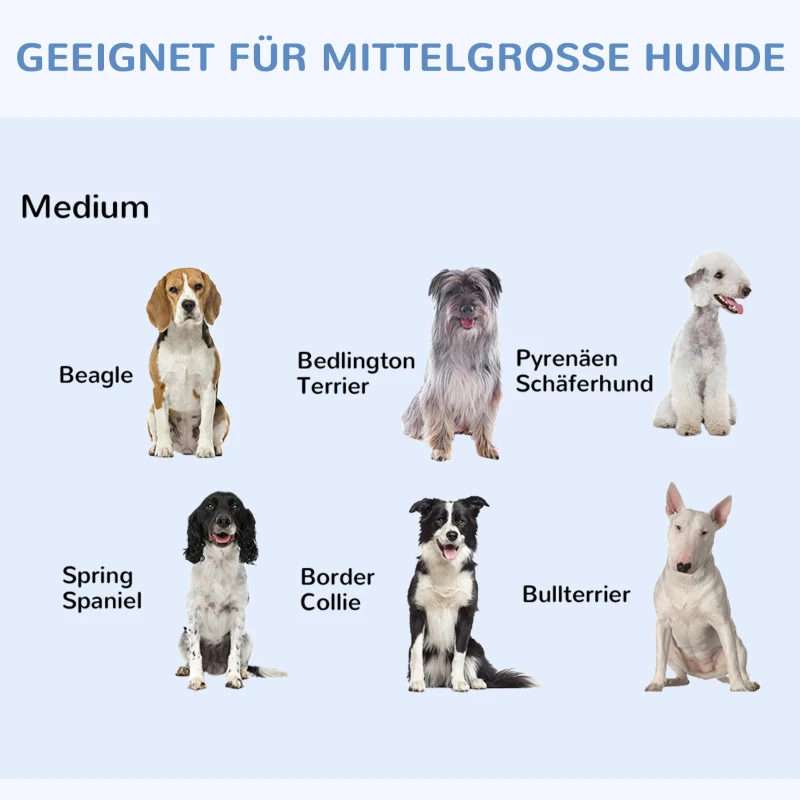 PawHut Hundekäfig, Hundebox, Transportkäfig, herausnehmbare Bodenwanne, klappbar, 92 x 57 x 62,5 cm, Schwarz