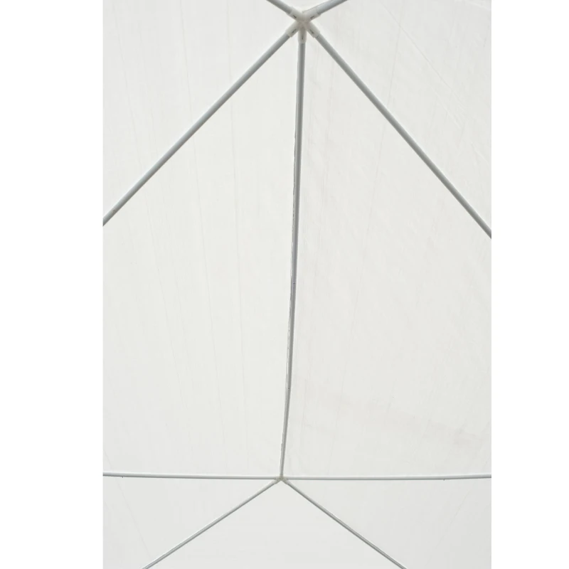 Outsunny 6 x 3 m Party Tent Gazebo Marquee Outdoor Patio Canopy Shelter with Windows and Side Panels White
