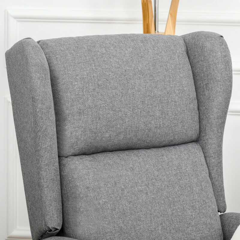 Fotel podnoszony z funkcją wstawania fotel telewizyjny z funkcją leżenia tkanina kolor kremowy/szary