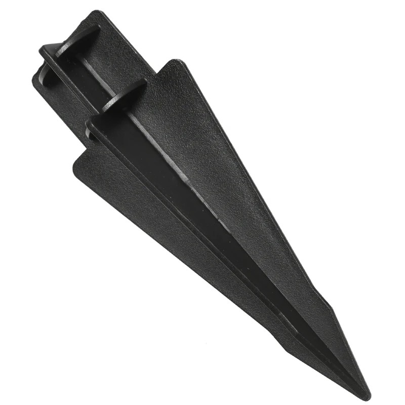 Outsunny Solarleuchten im Vintage-Design, 2er-Set, Einschaltautomatik, bis 8h Betriebszeit, schwarz