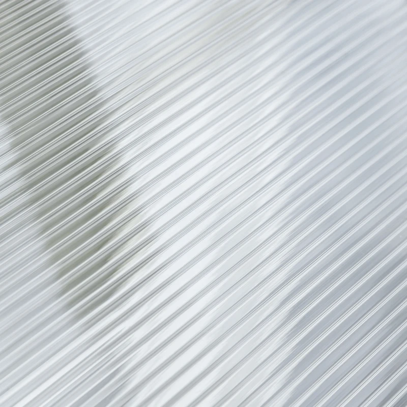 Outsunny Copertina din Policarbonat anti-UV de Exerior pentru Usi si Ferestre, 100x75cm(m-8)